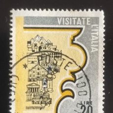 Sellos: SELLO USADO ITALIA 1966 - VISITE ITALIA - TURISMO