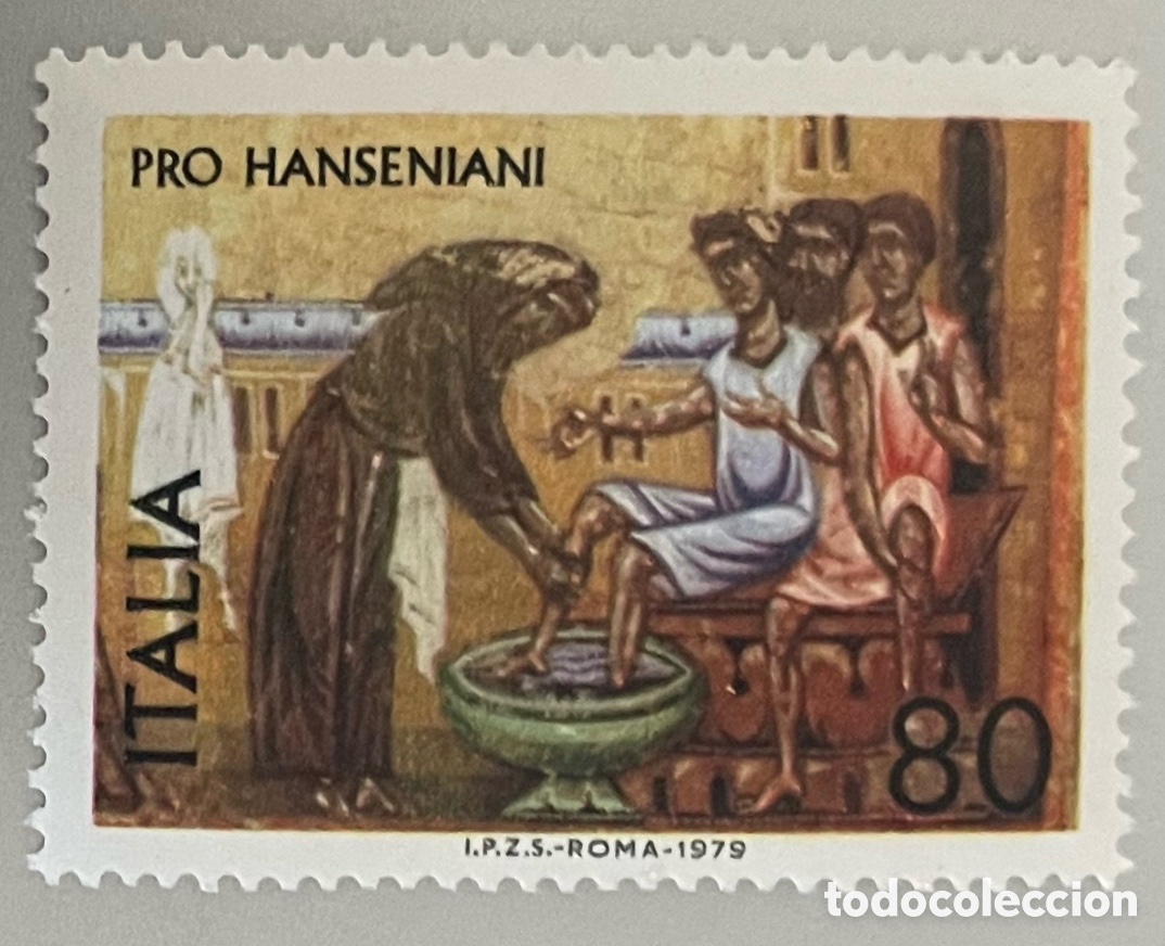 Sellos: Italia. Pro leprosos. 1979 - Foto 1