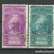 Sellos: ITALIA-1947-USADOS- -- CORREO POR PNEUMATICA- SERIE. Lote 400966904