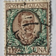 Sellos: SELLO USADO ITALIA 1901 - VICTOR MANUEL III. Lote 403440404