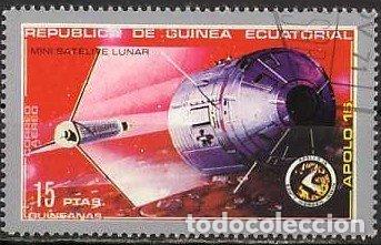 Selos: Francobollo Nuovo con annullo di favore Guinea Equatoriale 1972 Lunar mini satellite 15 Peseta