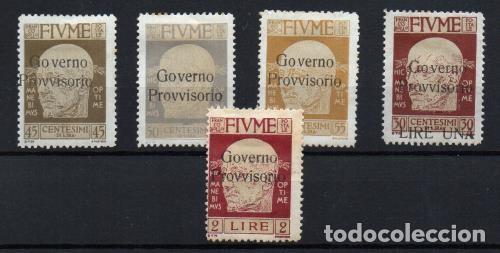 Sellos: Fiume n&ordm; 138/40,142/3. - Foto 1