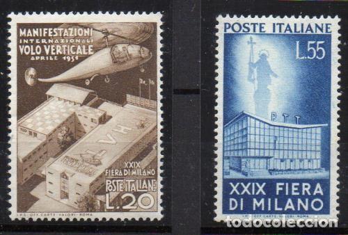 Sellos: Italia n&ordm; 595/6. - Foto 1