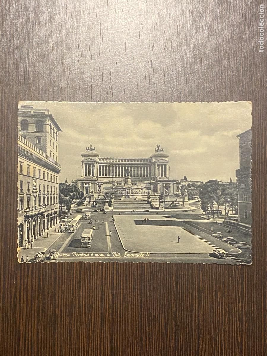 Briefmarken: N&ordm; 51180 POSTAL PLAZA VENEZUELA Y MONUMENTO A VICTOR EMMANUEL II ROMA