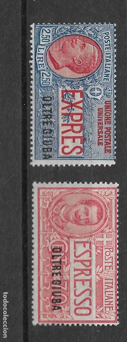 Sellos: ITALIA 1926, COLONIA OLTRE GIUBA, EXPRESSO SASSONE 1/2. MNH.