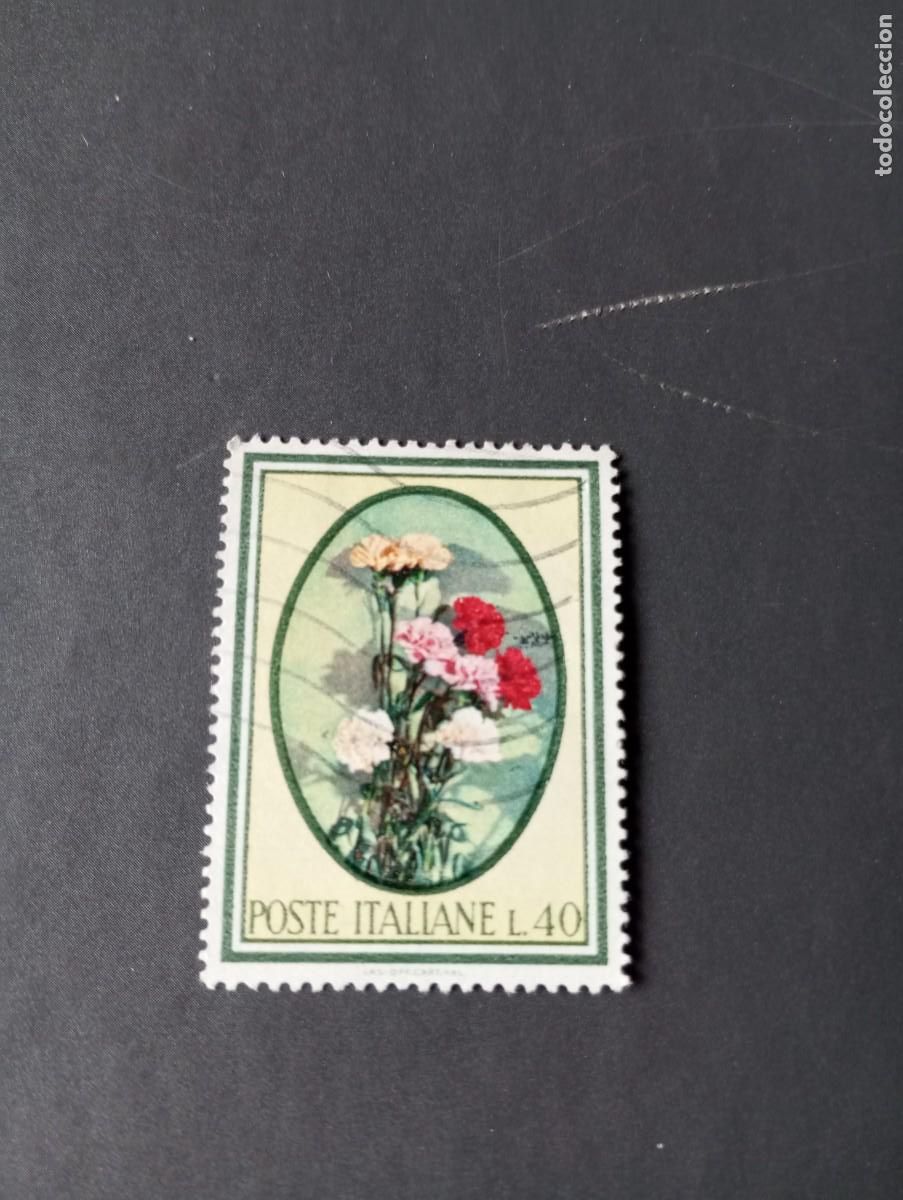 Sellos: ITALIA, 1966, FLORES - Foto 1