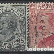 Sellos: ITALIA 1918-19 - VICTOR EMMANUEL III, S.COMPLETA - USADOS