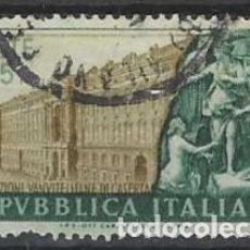 Sellos: ITALIA 1952 - BICENTENARIO DEL PALACIO REAL DE CASERTA, 25L - USADO