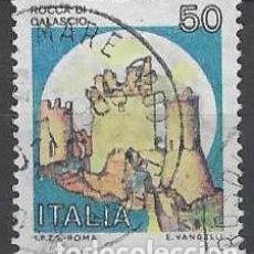 Sellos: ITALIA 1980 - CASTILLOS DE ITALIA, 50L - USADO