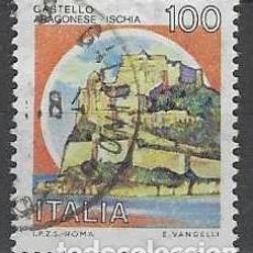Sellos: ITALIA 1980 - CASTILLOS DE ITALIA, 100L - USADO