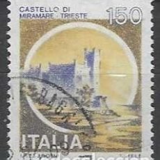 Sellos: ITALIA 1980 - CASTILLOS DE ITALIA, 150L - USADO