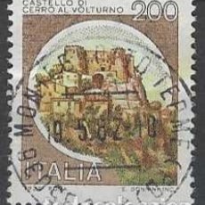 Sellos: ITALIA 1980 - CASTILLOS DE ITALIA, 200L - USADO