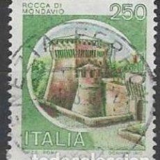 Sellos: ITALIA 1980 - CASTILLOS DE ITALIA, 250L - USADO