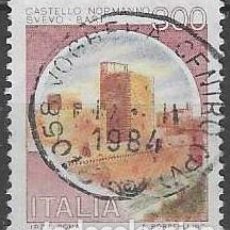 Sellos: ITALIA 1980 - CASTILLOS DE ITALIA, 300L - USADO