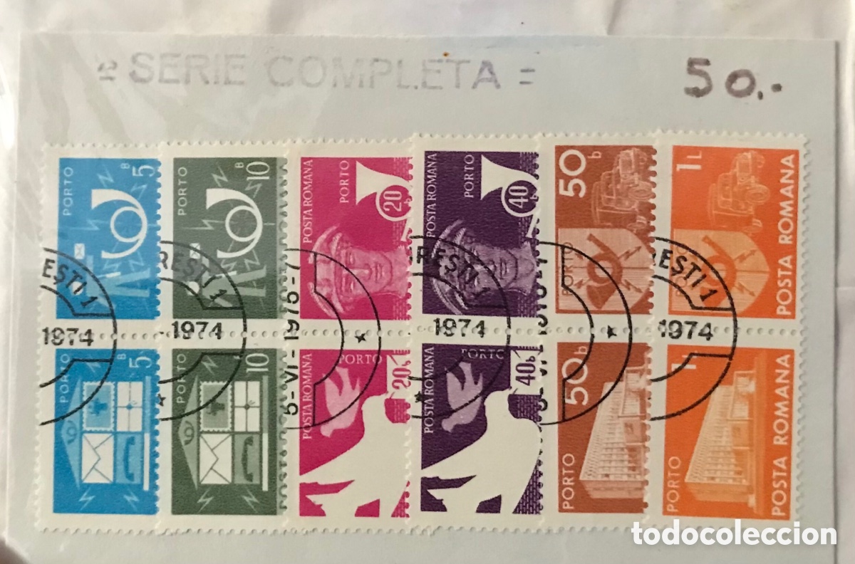 Sellos: Sellos Posta Romana. - Foto 1