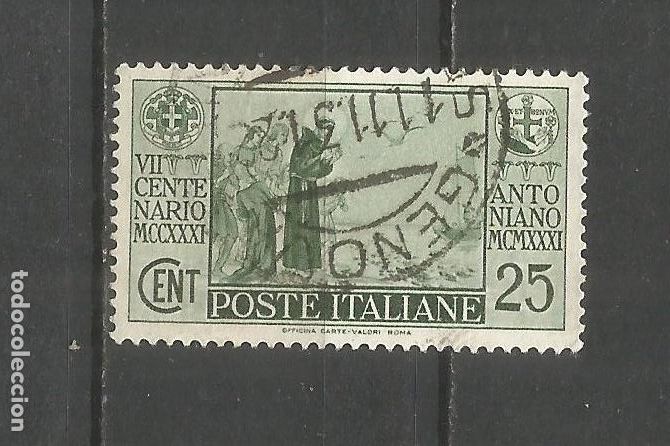 Sellos: ITALIA YVERT NUM. 274 USADO - Foto 1