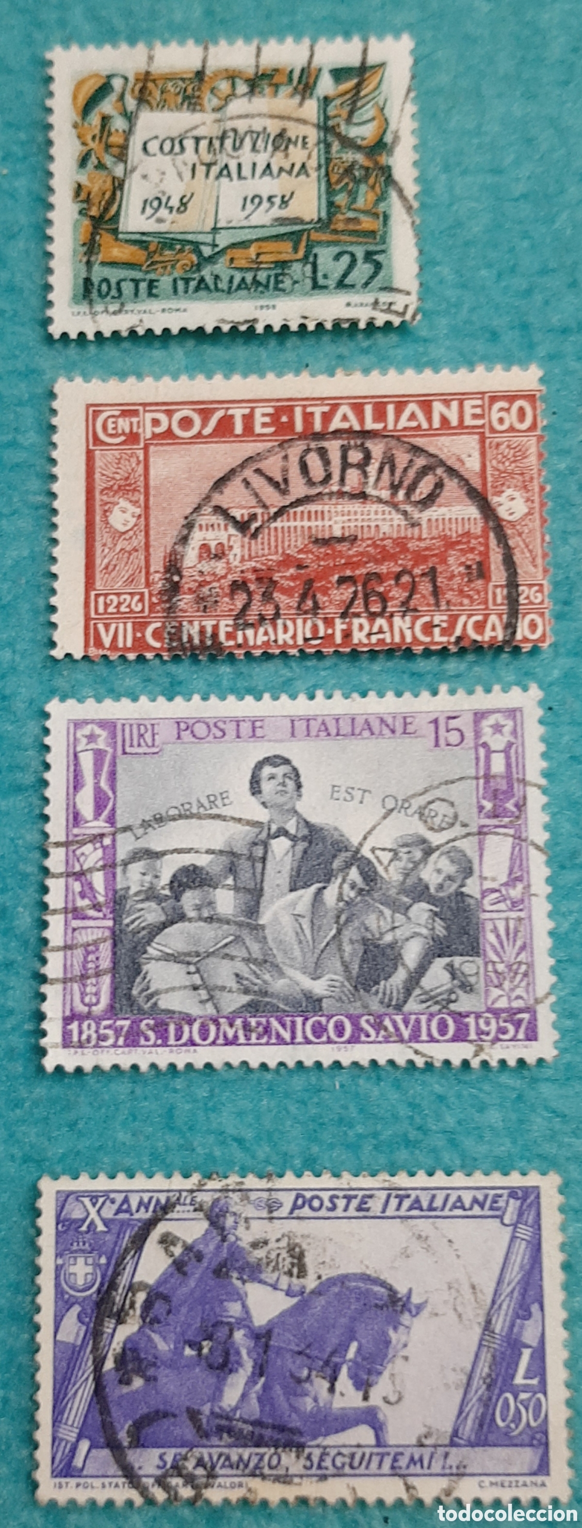 Sellos: (ITALIA) LOTE DE SELLOS EN USADO - Foto 2