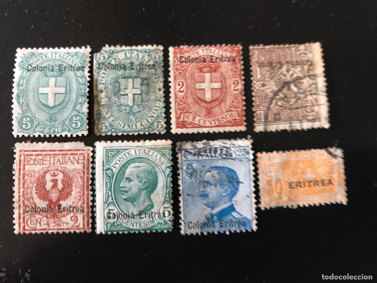 Sellos: Italia, Eritrea, diversos ejemplares - Foto 1