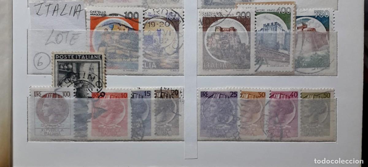 Sellos: Ficha con sellos de Italia - Foto 1