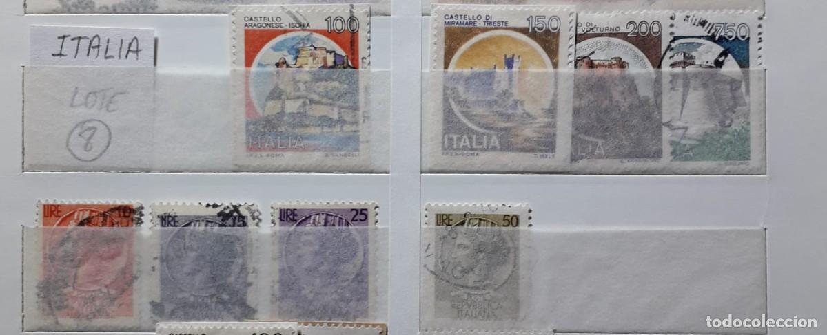 Sellos: Ficha con sellos de Italia - Foto 1