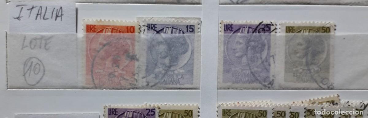 Sellos: Ficha con sellos de Italia - Foto 1