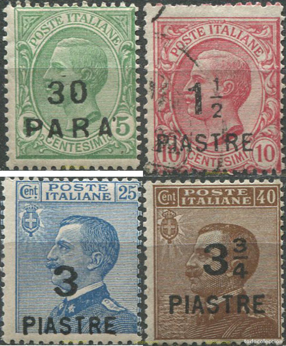 Timbres: 693611 HINGED LEVANTE 1922 REY VICTOR EMANUEL III