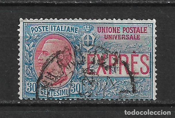 Sellos: italia 1908 scott E6 usado 4&euro;- 8/37 - Foto 1