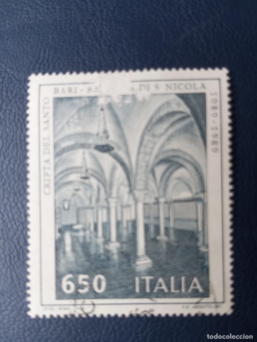 Sellos: ITALIA, 1989, CRIPTA DE SAN NICOL&Aacute;S - Foto 1
