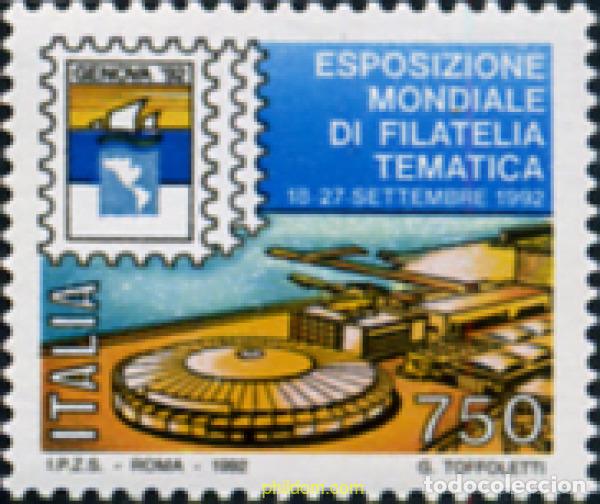 Sellos: 131588 MNH ITALIA 1992 GENOVA 92. EXPOSICION FILATELICA INTERNACIONAL