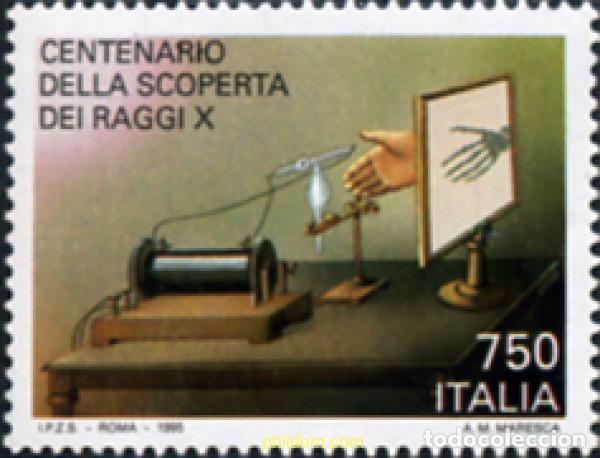 Sellos: 131700 MNH ITALIA 1995 CENTENARIO DEL DESCUBRIMIENTO DE LOS RAYOS X