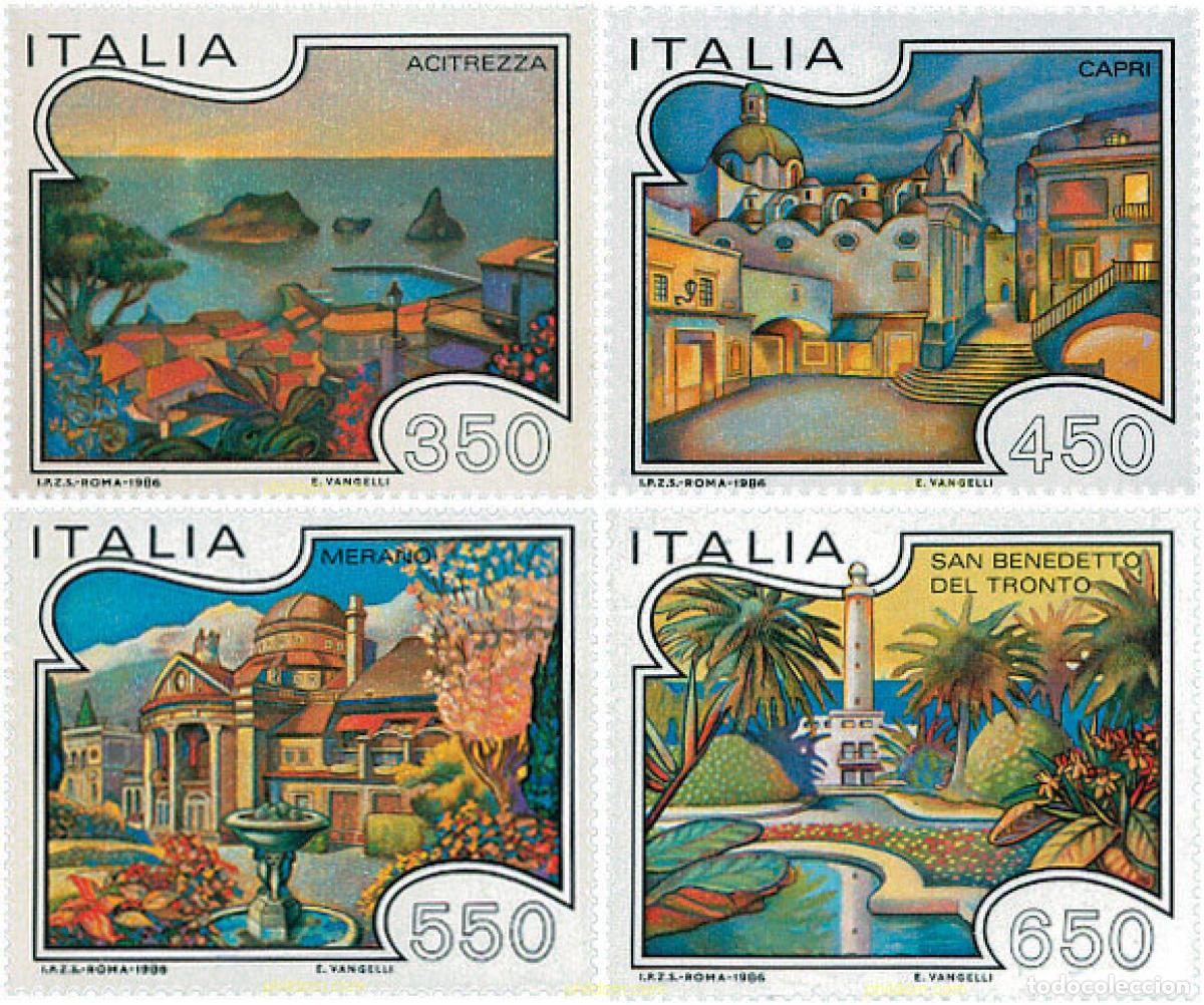 Sellos: 124587 MNH ITALIA 1986 TURISMO