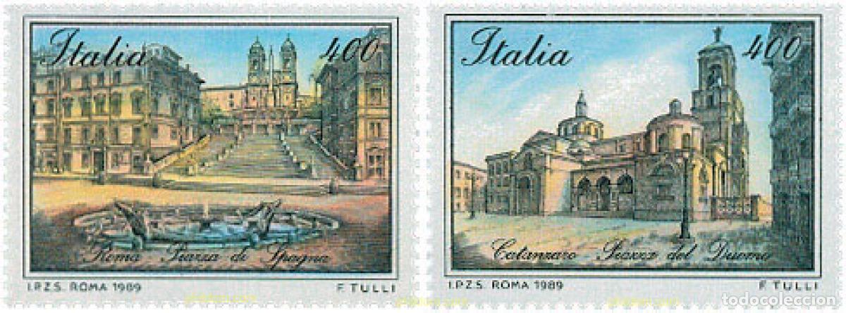 Sellos: 124639 MNH ITALIA 1989 PLAZAS DE CIUDADES ITALIANAS