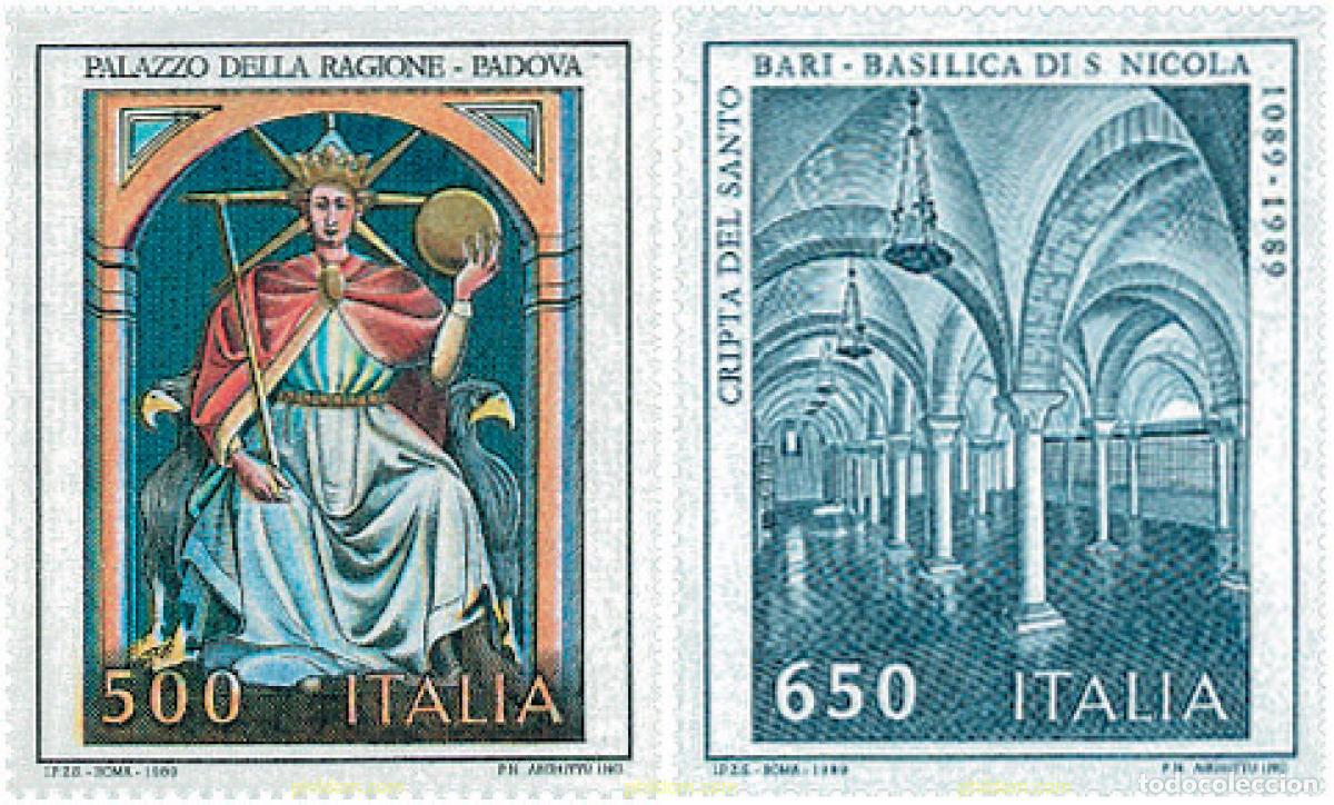Sellos: 124637 MNH ITALIA 1989 PATRIMONIO ARTISTICO Y CULTURAL ITALIANO