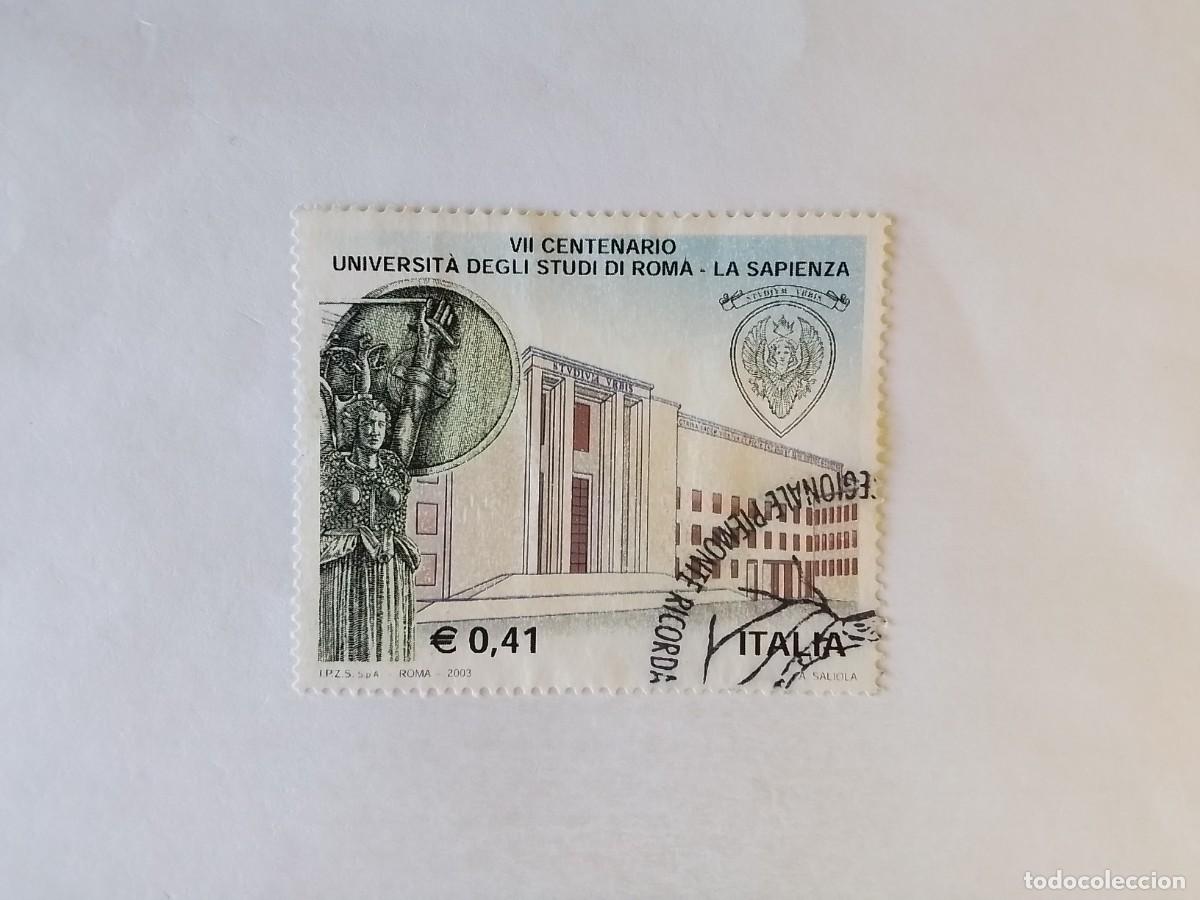 Sellos: A&Ntilde;O 2003 ITALIA SELLO USADO
