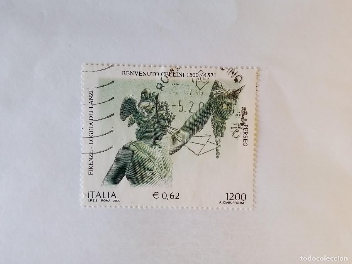 Sellos: A&Ntilde;O 2000 ITALIA SELLO USADO