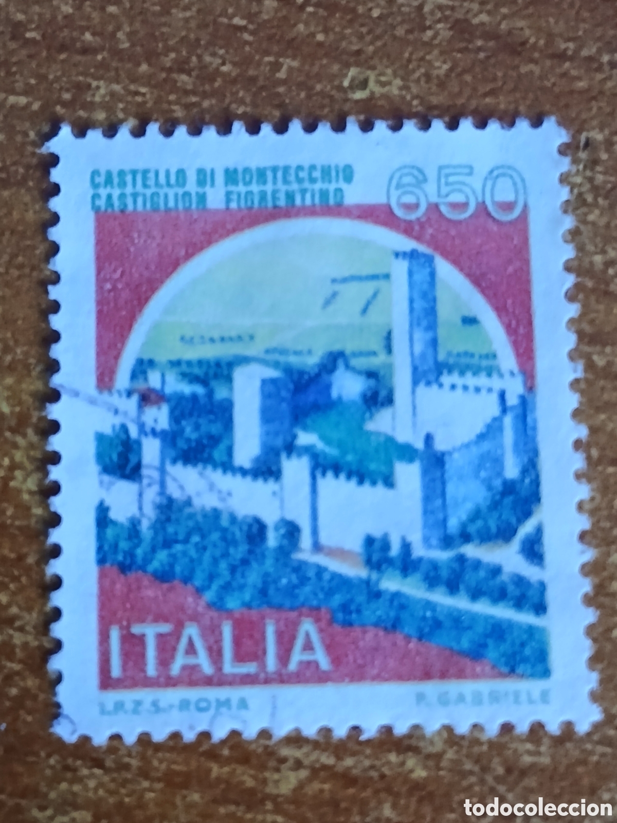 Sellos: Sello Italia 1.986 Castillo de Montecchio en Castiglion