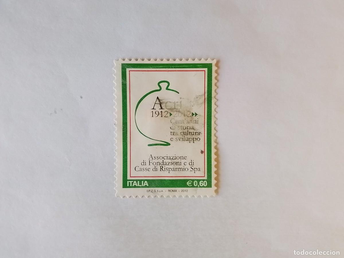 Sellos: A&Ntilde;O 212 ITALIA SELLO USADO