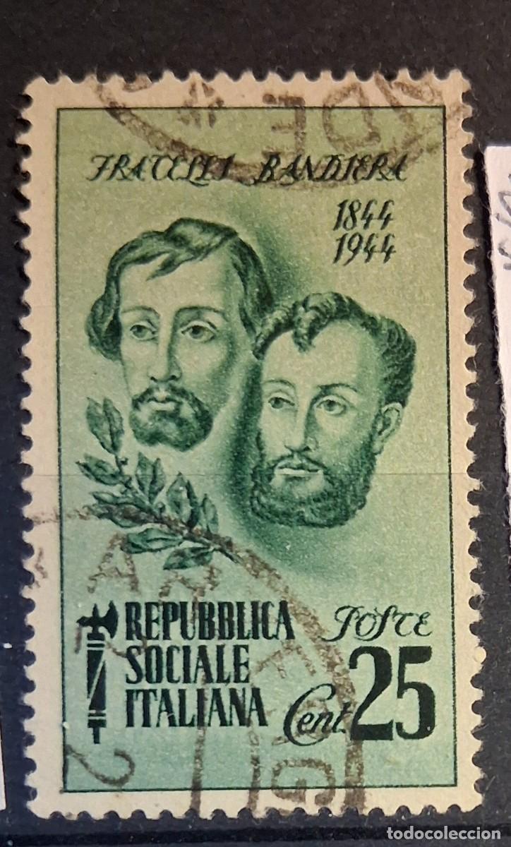 Sellos: ITALIA, 1944, CAT.MI. AR12.