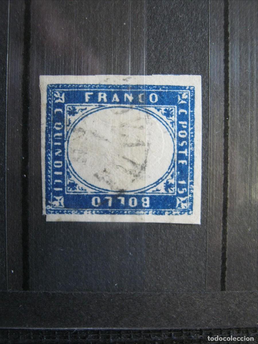 Sellos: ITALIA SARDINIA CERDE&Ntilde;A 1862 YVERT 7 USADO PERFECTO.