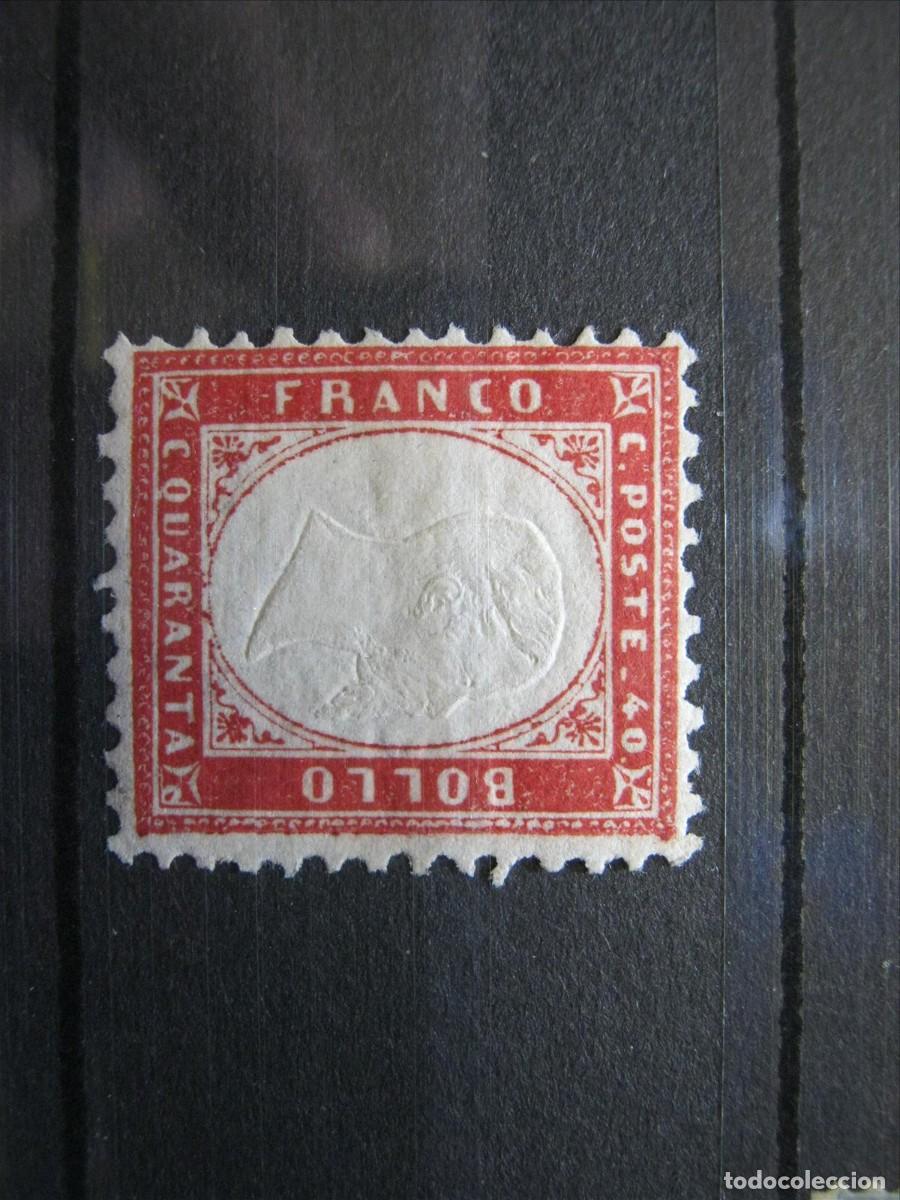 Sellos: ITALIA 1862 YVERT 4 NUEVO SIN GOMA BIEN!