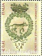 Sellos: Italia 2003 SW-2888 &rdquo;Academia Lincel&rdquo;/ Nuevo, sin charnela, MNH.