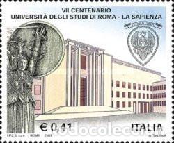 Sellos: Italia 2003 SW-2894 &rdquo;Universidad de Roma: La Sapienza&rdquo;/ Nuevo, sin charnela, MNH.