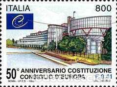 Sellos: Italia 1999 SW-2612 &rdquo;Consejo de Europa&rdquo;/ Nuevo, sin charnela, MNH.