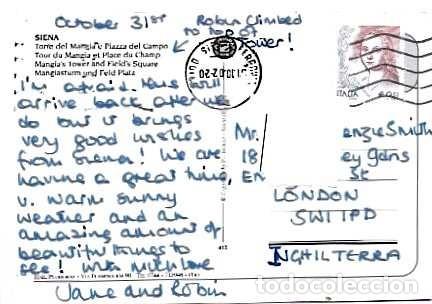 Sellos: Italia & Marcofilia, Siena, la Torre de Mangia y la Piazza del Campo, Londres 2002 (2345)