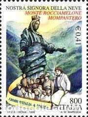 Sellos: Italia 1999 SW-2618 &rdquo;Nuestra Sra. de las Nieves&rdquo;/ Nuevo, sin charnela, MNH.