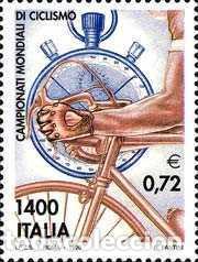 Sellos: Italia 1999 SW-2622 &rdquo;Campeonatos Mundiales de Ciclismo&rdquo;/ Nuevo, sin charnela, MNH.