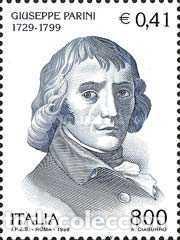Sellos: Italia 1999 SW-2625 &rdquo;Giuseppe Parini, poeta&rdquo;/ Nuevo, sin charnela, MNH.