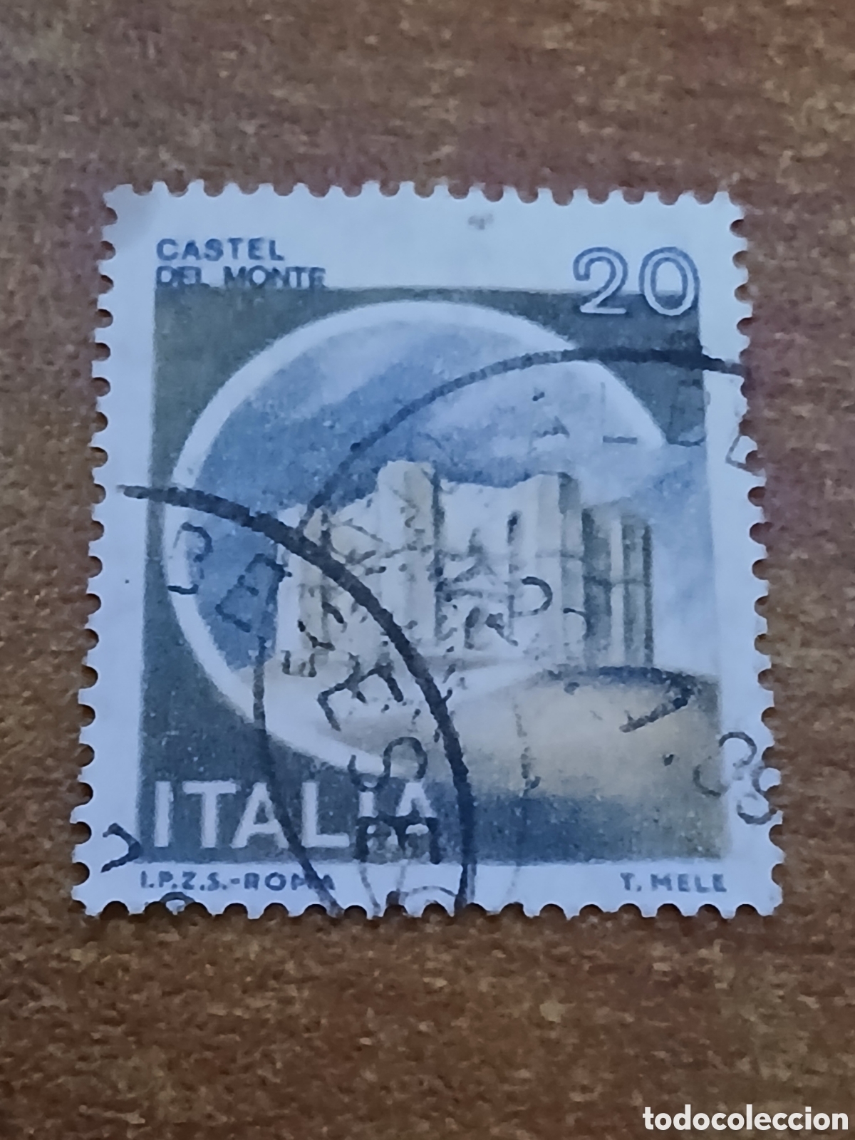 Sellos: Sello Italia 1.980 Castillo del Monte