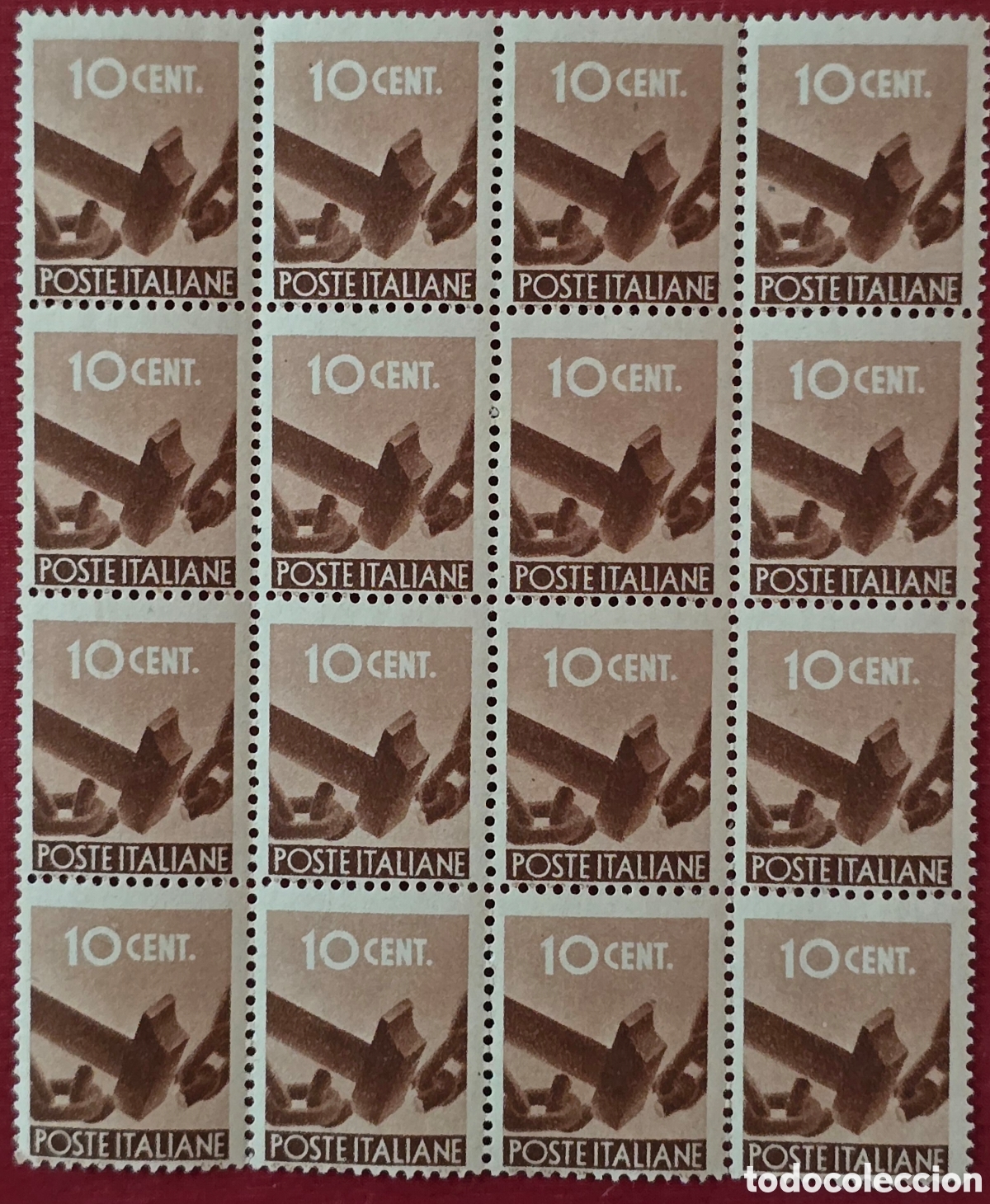 Sellos: Sellos Italia 1945 Seria &rdquo;Democracia&rdquo;