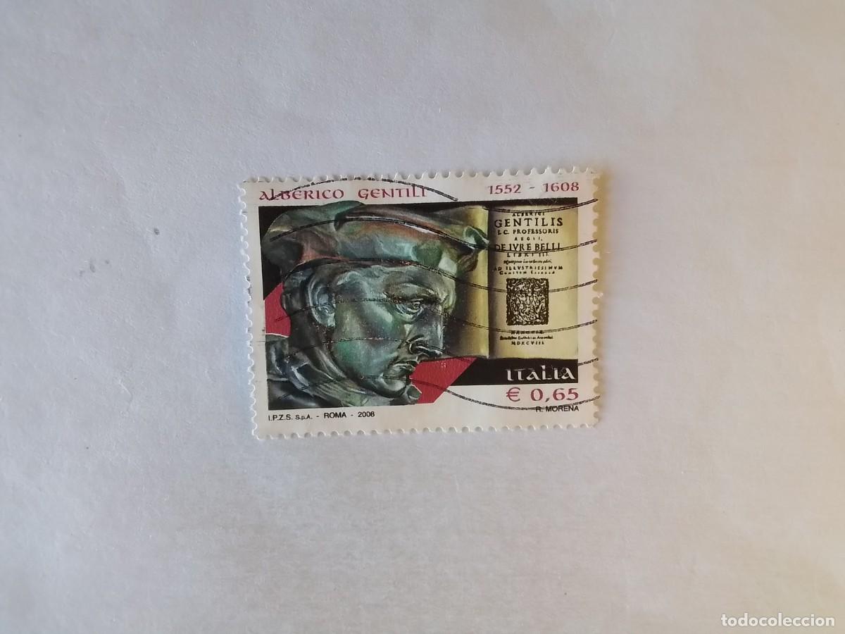 Sellos: A&Ntilde;O 2008 ITALIA SELLO USADO